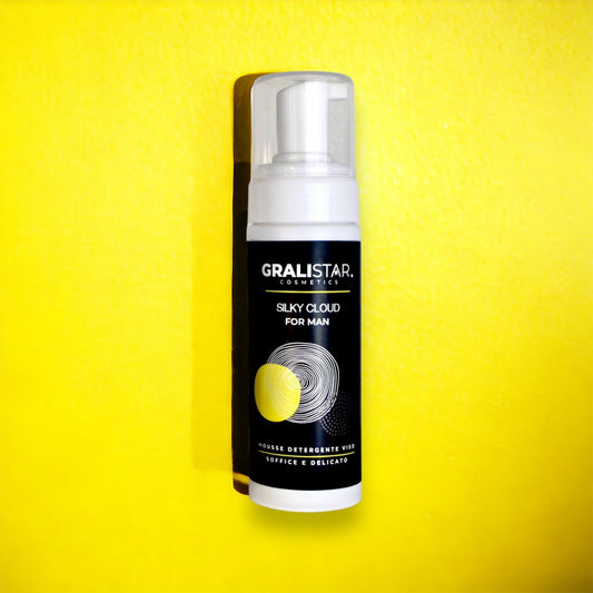 SILKY CLOUD FOR MAN - Mousse detergente schiumogeno