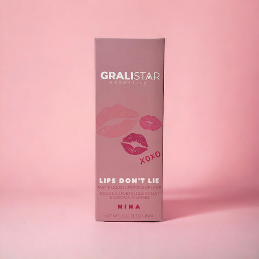 LIPS DONT'LIE - Matte lip kit - NINA